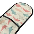 thumbnail image 2 of Dailycode Double Sided Oven Mitt with Loop Heat Resistant Kitchen Long Potholders 7" x 35" Cartoon Dolphins, 2 of 6