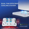 thumbnail image 4 of station de Charge INF PS VR2 & PS5 Support de Refroidissement Blanc, 4 of 5