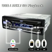 Alondy Single DIN Car Stereo with CD/DVD Player Bluetooth AM/FM Radio USB SD AUX
