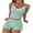 Green White Plaid, variant on Ekouaer Cami Pajama Sets Y2K 2 Piece Lace Crop Top and Shorts Sexy Pjs Summer Lingerie Sleepwear Nightwear for Women