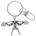 thumbnail image 4 of ColoMX Potente llavero masculino Llavero colgante con mancuernas de mano Llavero deportivo para levantamiento de pesas y accesorios de fitness para hombres Llavero motivacional, 4 of 7