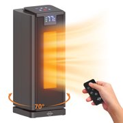1500W Electric Space Heater Indoor PTC Ceramic Tower Heater with Remote Control