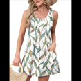 thumbnail image 2 of Vestidos de Verano para Mujer, Vestido Informal con Bolsillo, para Playa, para Cubrirse, Traje de Baño. Color 1 M, 2 of 8