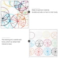 thumbnail image 4 of MasteelfCA 10 Sets 8cm 1 to 1/12 Fraction Circles Math Manipulatives Teaching Instruments, 4 of 8