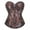Brown, variant on Corsets Cosplay Women Shaper Slimming Bustier Top Brown 5XL