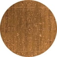 thumbnail image 1 of Ahgly Company Indoor Round Oriental Orange Industrial Area Rugs, 3' Round, 1 of 4