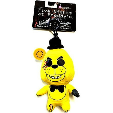 Fnaf Officially Licensed Five Nights At Freddys 5" Golden Freddy Plush Toy Clip