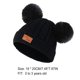 thumbnail image 5 of Sonducket Bufanda Bebé Invierno Cálido Kit Tejido Elasticidad Protector térmico Clima frío Cómodo Versátil Sellado Bufanda rosa Sombreros bola de color negro Sonducket AP008793-11B, 5 of 6