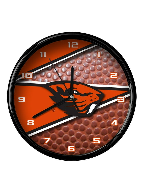 Oregon State Beavers 12'' Football Clock