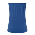 thumbnail image 5 of Gpoecd Loose Tank Tops for Women Plus Size Off Shoulder Casual Stretch Camisole Top Comfortable Relaxed Fit Solid Color Camisole with Built In Bra Blue,M, 5 of 5