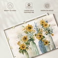 thumbnail image 6 of Elephant Stock Sunflower Spectacular Wall Art - Horizontal Canvas Wall Art - Living Room Wall Decor - Floral And Botanical Canvas - Beige And Gray Decor By Sally Swatland - 39" x 26", 6 of 8