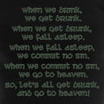 thumbnail image 3 of CafePress - Irish Toast Women's Dark Pajamas - Women's Short Sleeve Print T-Shirt and Pants Dark Cotton Pajama Set, 3 of 7