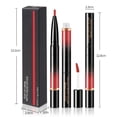 thumbnail image 3 of Rouges à Lèvres pour Femmes, Crayon à Lèvres Double Extrémité, Longue Tenue, Waterproof, 16 Couleurs, 3 of 4