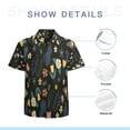 thumbnail image 7 of High Quality Hawaiian Shirts for Men Short Sleeve Aloha Beach Shirt Floral Summer Casual Button Down Shirts Blouses SF8544, 7 of 7