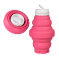 thumbnail image 1 of Botella de agua plegable, tapa con boquilla de 550 ml: ultraplegable, apta para viajes, silicona de calidad alimentaria, 1 of 3
