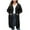 Black1, variant on Cardigan Sweaters for Women Plus Size Cotton Solid Color Long Jackets Long Sleeve Coats with Pockets