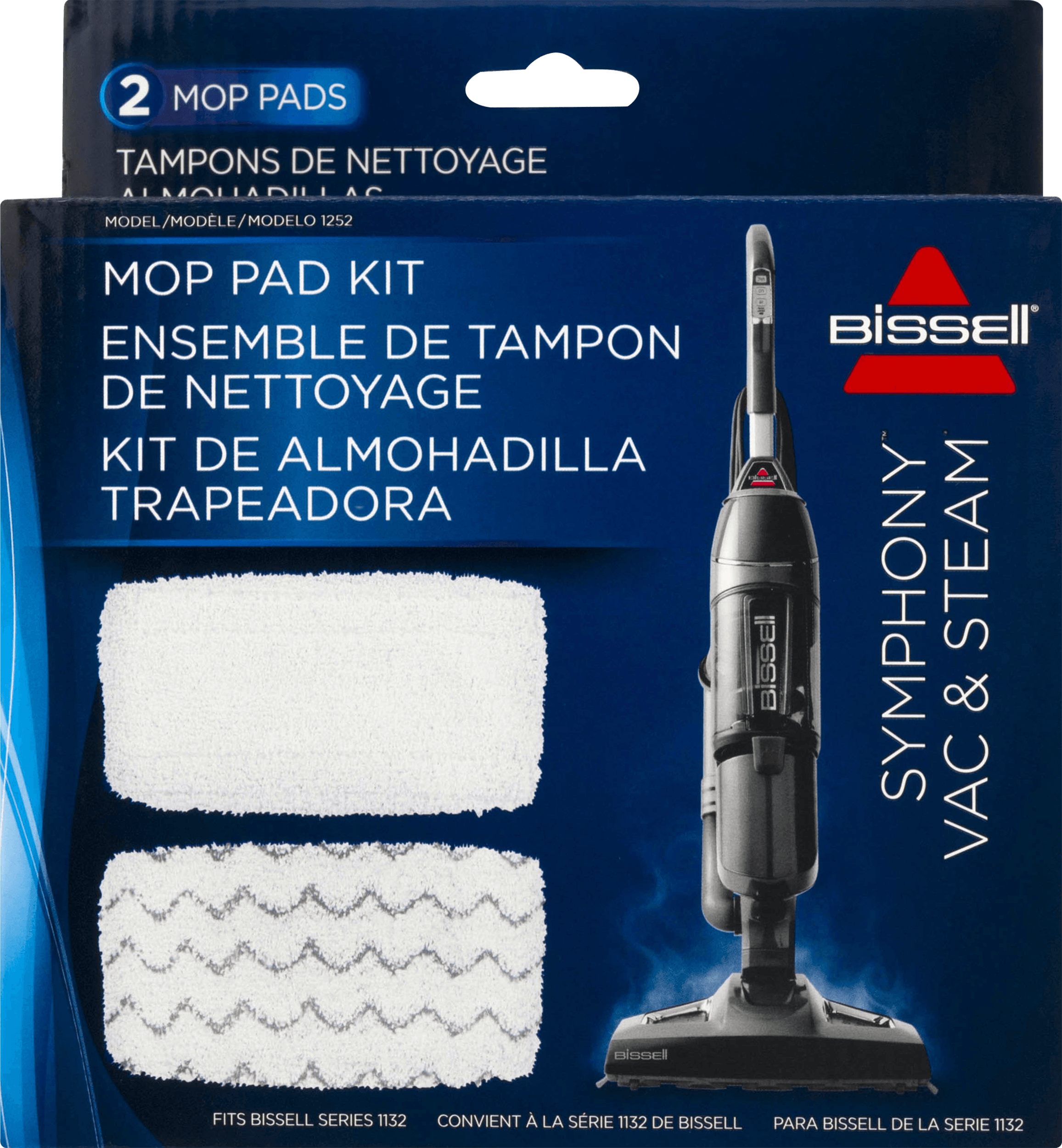 BISSELL Symphony Mop Pad Replacement Kit, 1252 - image 4 of 7