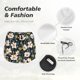 thumbnail image 4 of Balery Flowers Pantalones cortos deportivos para mujer con forro y dos bolsillos, elásticos, para entrenamiento, gimnasio, yoga-XX-Large, 4 of 7