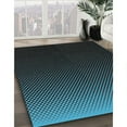 thumbnail image 2 of Ahgly Company Indoor Square Patterned Black Novelty Area Rugs, 5' Square, 2 of 6