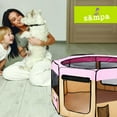 thumbnail image 3 of Zampa Portable Foldable Pet playpen Exercise Pen Kennel + Carrying Case for Larges Dogs Small Puppies/Cats | Indoor/Outdoor Use | Water Resistant, 3 of 7