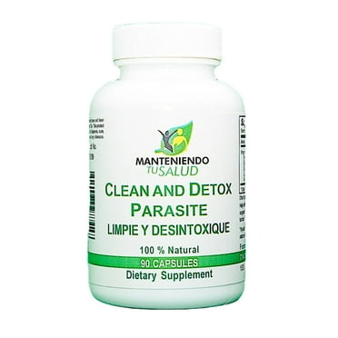 Manteniendo Tu Salud Clean and Detox Parasite, Wormwood, Intestinal Support, 90 Capsules