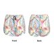 thumbnail image 3 of Balery Abstract Marble Texture Pantalones cortos deportivos para mujer con forro y dos bolsillos, elásticos, para entrenamiento, gimnasio, yoga-Medium, 3 of 7