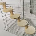 thumbnail image 4 of Fairnull 1 Set Hamster Ladder High Stability Detachable Solid Climbing Stairs Birds Parrot Exercise Perches Stand for Home Use, 4 of 8