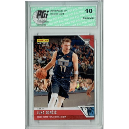 Luka Doncic 2018 Panini Instant #61 Only 156 Ever Made Rookie Card PGI (Best Pokemon Card Ever Made History)