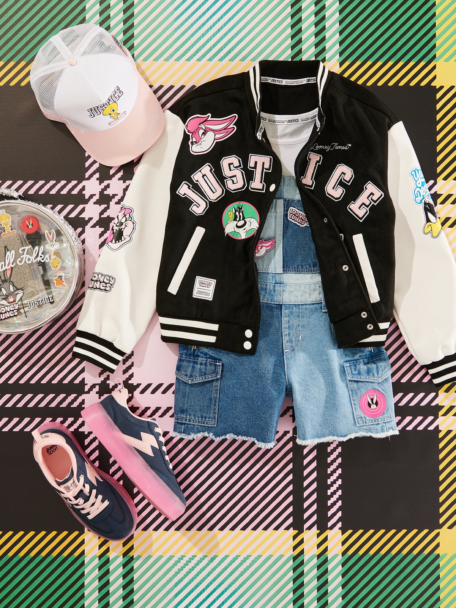 Justice x Looney Tunes Bomber, Sizes XS - XLP