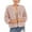 Pink, variant on Tejiojio Jackets Women Plus Size Short Faux-Fur' Coat Warm Furry Jacket Long Sleeve Outerwear