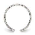 thumbnail image 6 of Sterling Silver Polished and Antiqued Set of 2 Toe Rings, 6 of 6