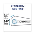 thumbnail image 2 of Heavy-Duty View Binder With Durahinge And Locking One Touch Ezd Rings, 3 Rings, 5" Capacity, 11 X 8.5, Red | Bundle of 2 Each, 2 of 5