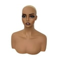 thumbnail image 2 of EHJRE Mannequin Head Manikin Head Display Styling Shop Multipurpose with Shoulder Holder for Scarf Glasses Jewelry Hat Necklace, 2 of 7