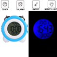 thumbnail image 4 of Reloj Despertador Digital BLESIY de Números Grandes Ruidoso de Doble Campana azul, 4 of 8