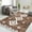 Chocolate, variant on HR Ultra-Soft Shaggy Area Rug with Southwestern Diamond Pattern  Beige and White, Plush 1-Inch Pile, Easy Clean, Quick Crease Recovery  Ideal for Living Room, Bedroom