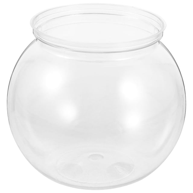 HLONK Bol à Poisson en Plastique Bol de Rangement en Plastique Robuste pour Bonbons Fête Réutilisable Aquarium