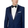 thumbnail image 3 of Adam Baker by Needdle & Stitch Men's Tux-SP 2-Piece Slim Fit Peak Lapel Formal Tuxedo Suit Set - Dark Blue - 52L, 3 of 6