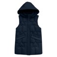 thumbnail image 3 of dazeni Women's Plus Size (L-4XL) Puffer Vest Zip Up Lightweight Long Vest Sleeveless Jackets Coats with Pockets 2024 Fashion Winter Vest, 3 of 7