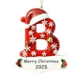 thumbnail image 2 of Personalized Initial Christmas Ornaments 2025 - Custom Ornaments with Name, Personalized A-Z Letter Ornament, 3D Resin Name Ornament for Christmas Tree, Xmas Gifts for Family Kids Friends, 2 of 9