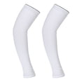 thumbnail image 1 of Unique Bargains 1 Pair Reduce Joint Pain Arm Elbow Compression Sleeve L Size White, 1 of 7