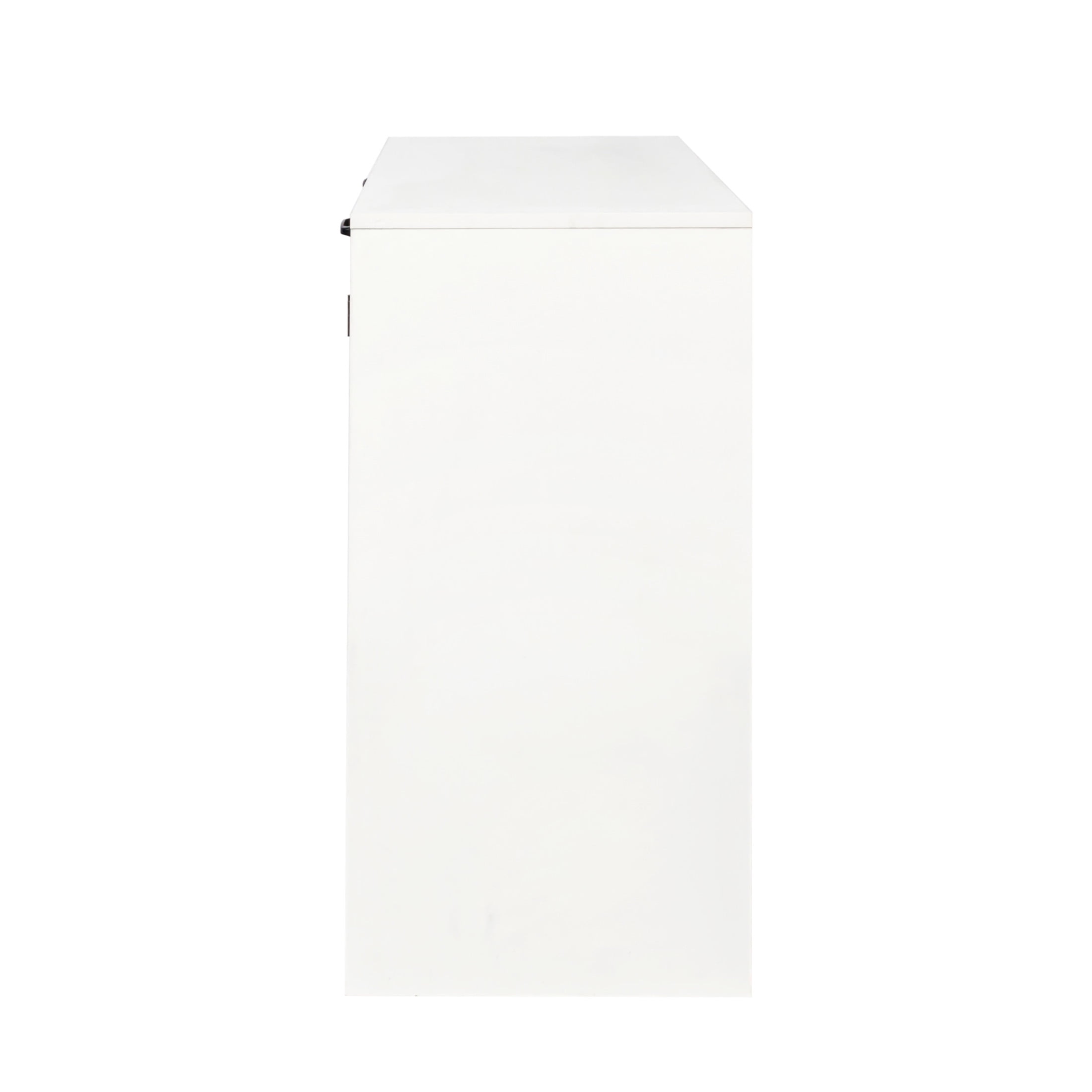 Noble House Rhea 31.5" Laundry Cabinet, Tilt-Out Hamper, Doors and Adjustable Shelf, Freestanding, White