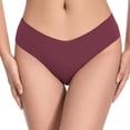 thumbnail image 2 of yunLCZ Women's Cotton Underwear High Waist Womens High Waisted Bikini Underwear Smooth Hipster Underwear Breathable Ladies Stretch Cool Underwear for Women, 2 of 4