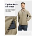 thumbnail image 3 of Chaqueta cortavientos ligera TBMPOY resistente al agua para hombre, 3 of 7