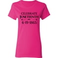 thumbnail image 3 of Inktastic Celebrate Juneteenth Women's T-Shirt, 3 of 5