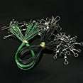 thumbnail image 1 of Fishing Tools Fishing Line Steel Wire Leader With Swivel And Snap 20Pcs/Pack, 1 of 8