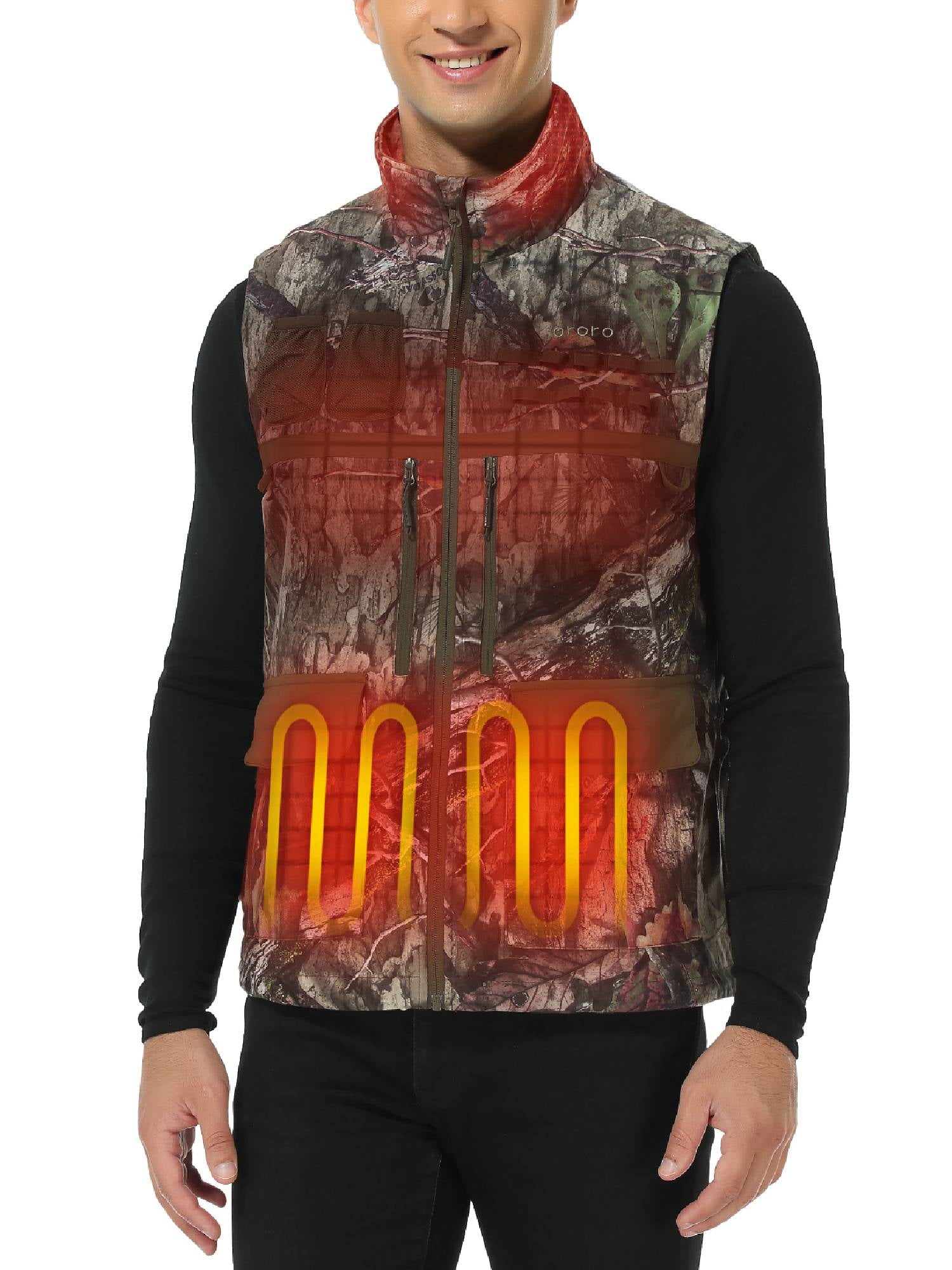 Mens heated store hunting vest