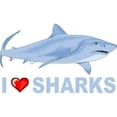 thumbnail image 3 of CafePress - I Love Sharks Long Sleeve T Shirt - Unisex Cotton Long Sleeve T-Shirt, 3 of 4