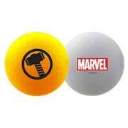Volvik- Marvel Edition Golf Balls with Hat Clip Ball Marker Thor