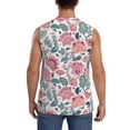 thumbnail image 4 of Fotbe Men's Flower Leaves Print Men's Sleeveless Muscle Tank Tops Casual T-Shirts for Gym Workout Beach-XX-Large, 4 of 8