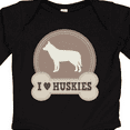 thumbnail image 4 of Inktastic Husky Dog I Love Huskies Boys or Girls Long Sleeve Baby Bodysuit, 4 of 5